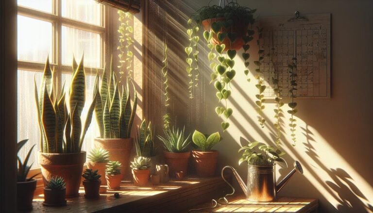 beginner friendly houseplants for schedules