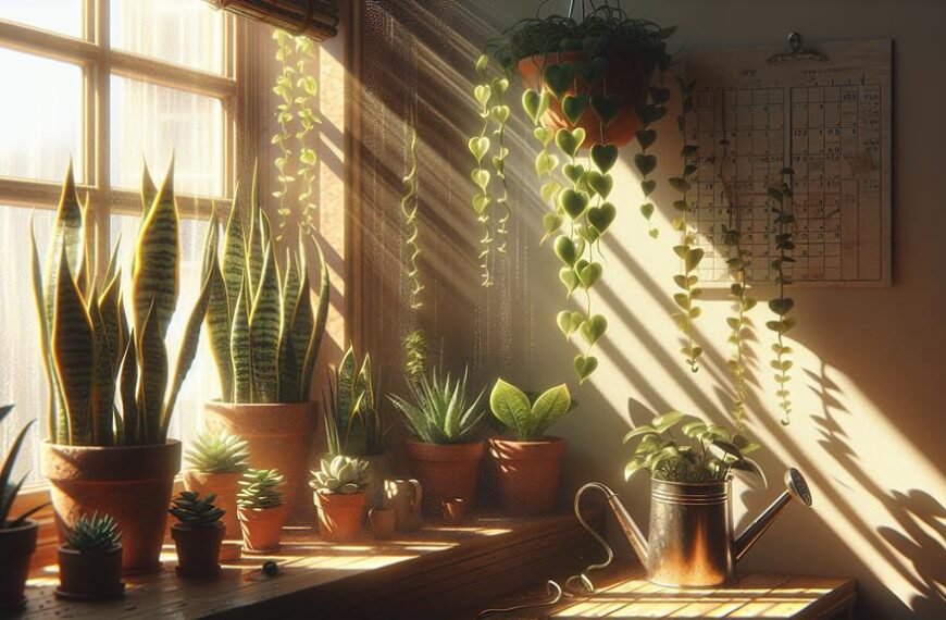 beginner friendly houseplants for schedules