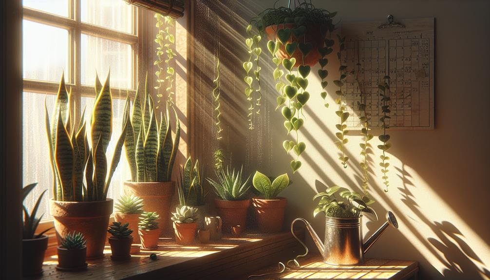 beginner friendly houseplants for schedules