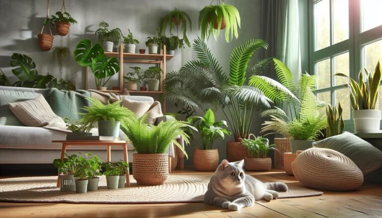 cats and plants safety