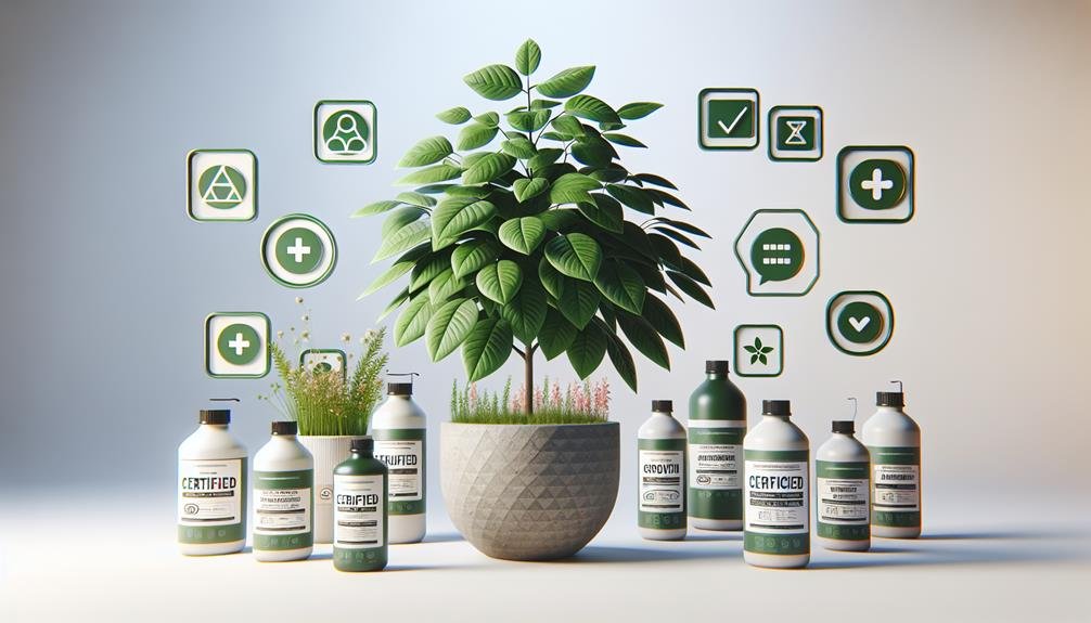 certified nutrients for houseplants