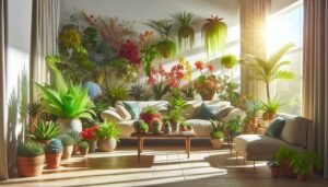 colorful foliage houseplants indoors