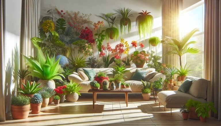 colorful foliage houseplants indoors