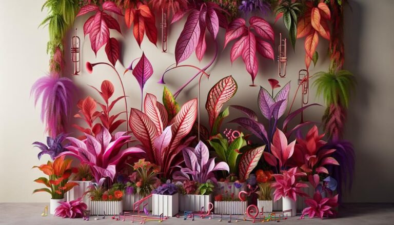 colorful houseplants for decor