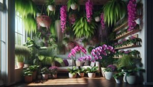 colorful houseplants for decor