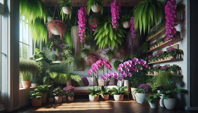 colorful houseplants for decor