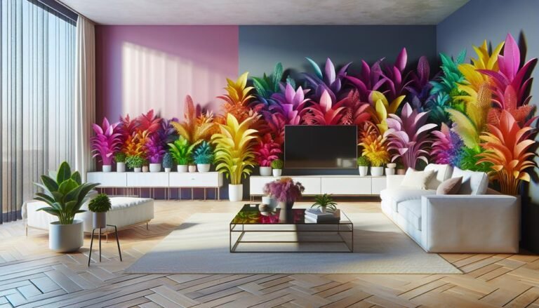 colorful houseplants for decor