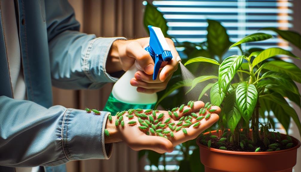 combatting aphids on plants