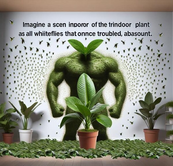 combatting whiteflies on houseplants