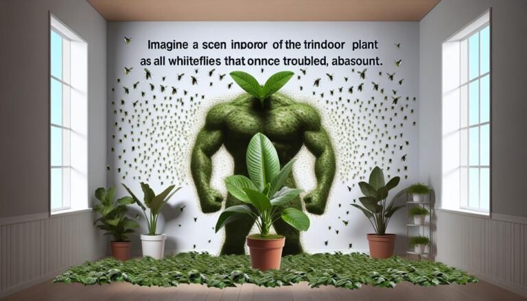 combatting whiteflies on houseplants