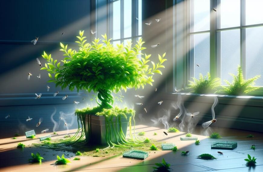combatting whiteflies on houseplants