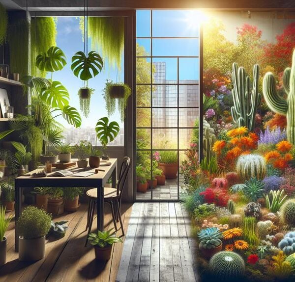 comparing care of houseplants