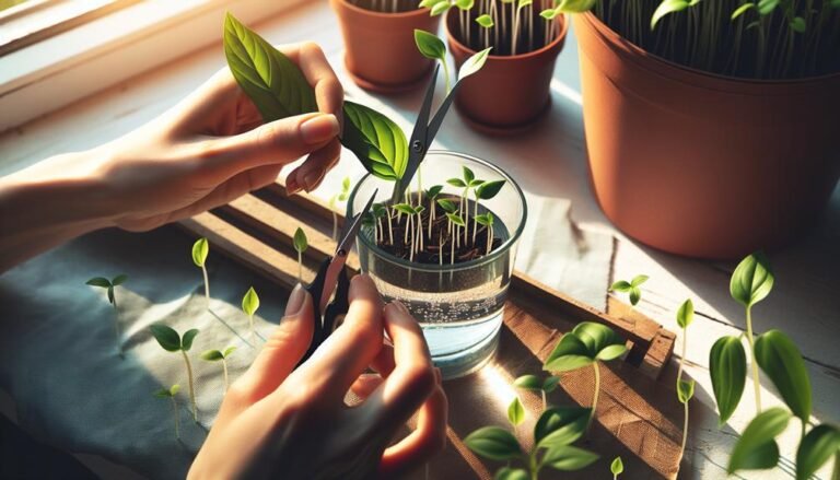 creative indoor plant propagation