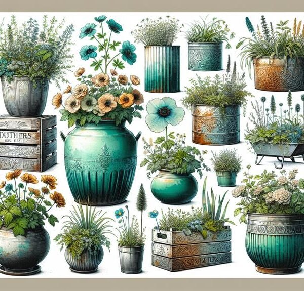 creative outdoor plant containers