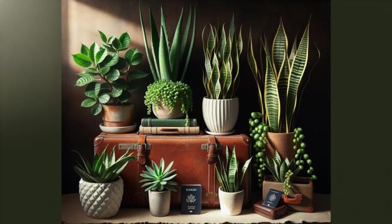 drought resistant houseplants for travelers