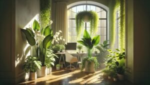 enhancing focus with greenery