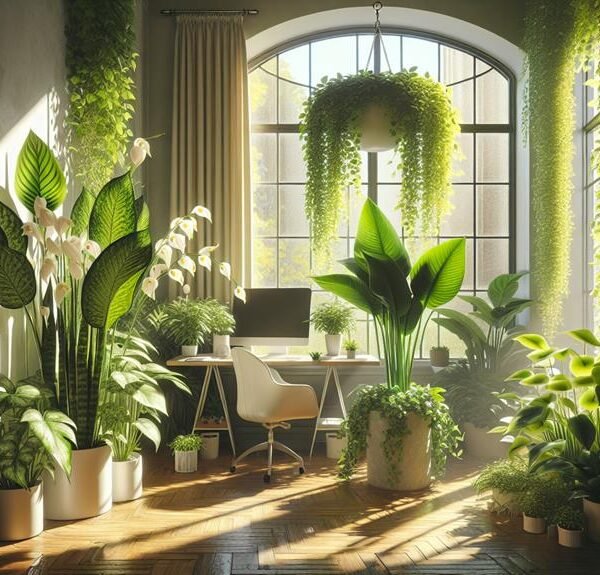 enhancing focus with greenery