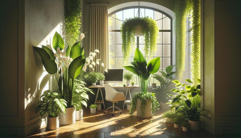 enhancing focus with greenery