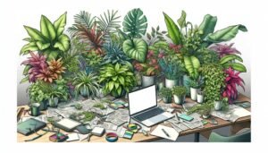 enhancing focus with plants