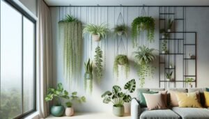 hanging houseplants in small spaces