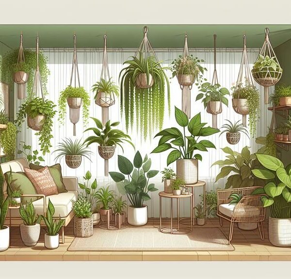 hanging plants for small spaces