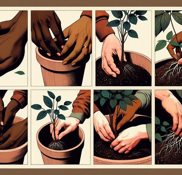 houseplant repotting step by step guide