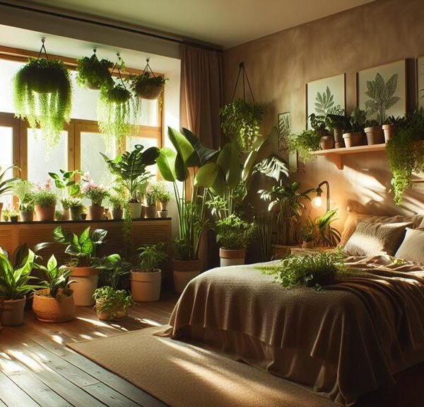 houseplants aiding better sleep