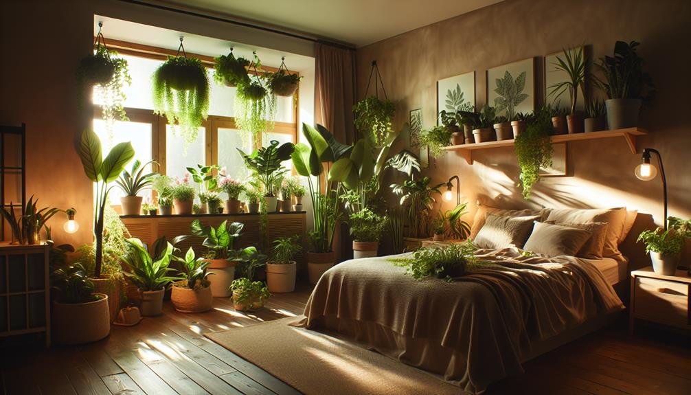 houseplants aiding better sleep