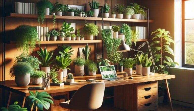 houseplants enhance productivity at home