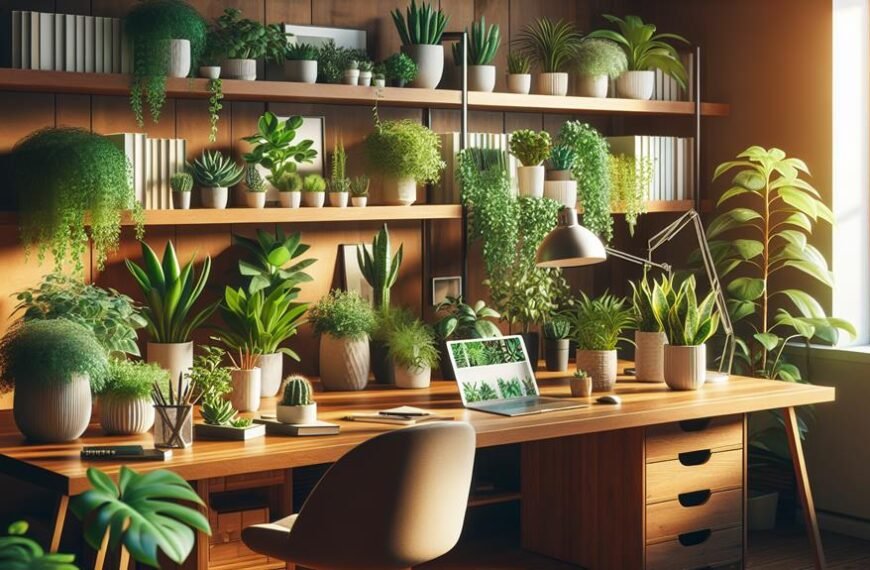 houseplants enhance productivity at home