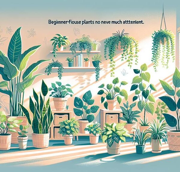 houseplants ideal for beginners