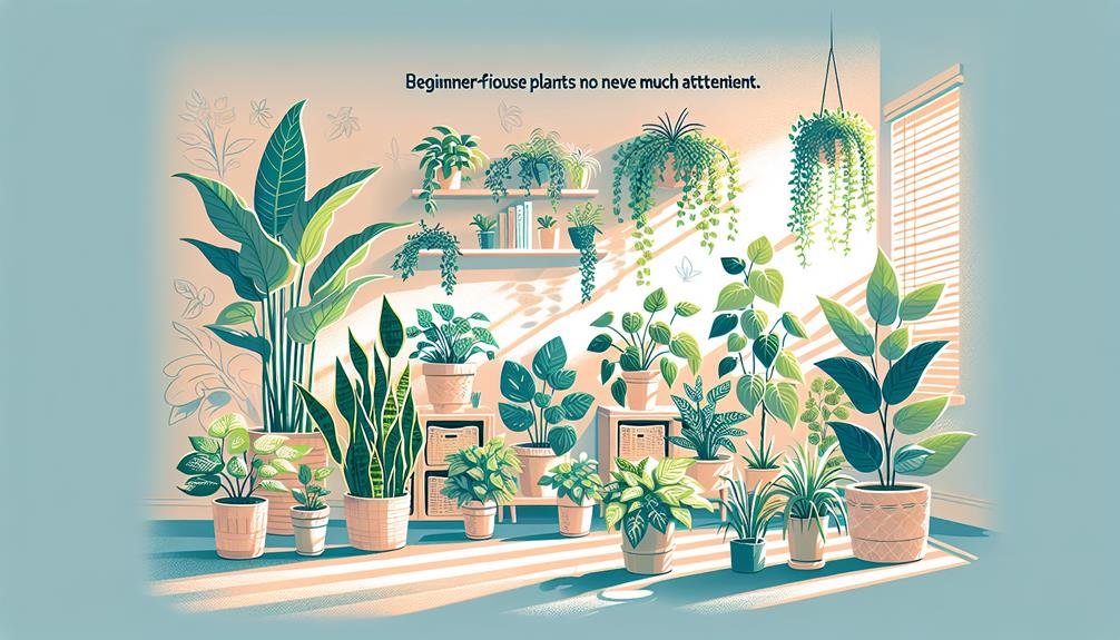 houseplants ideal for beginners