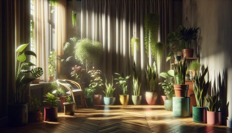 houseplants thrive in low light