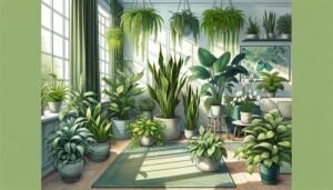indoor air purifying plant guide