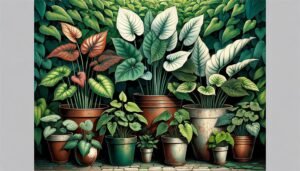 indoor garden syngonium varieties