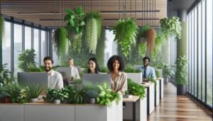 indoor greenery boosts efficiency