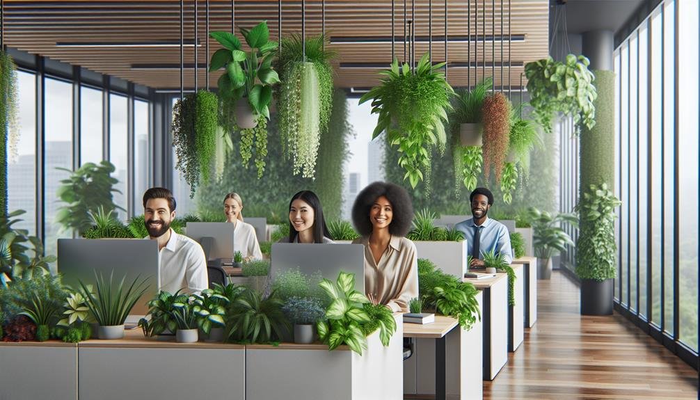 indoor greenery boosts efficiency