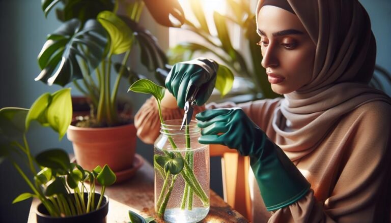 indoor plant propagation steps