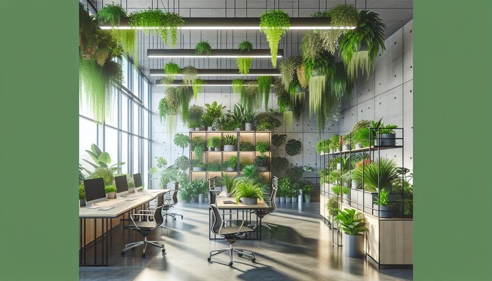 indoor plants boost productivity
