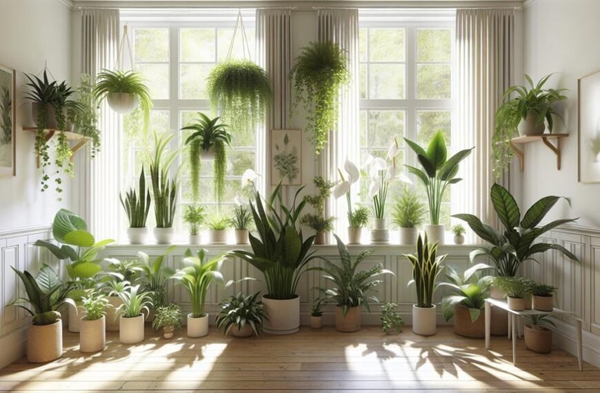 indoor plants clean air