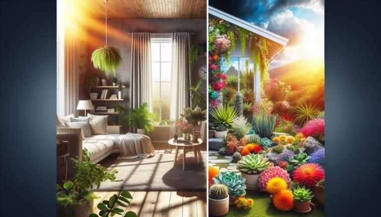 indoor vs outdoor houseplants