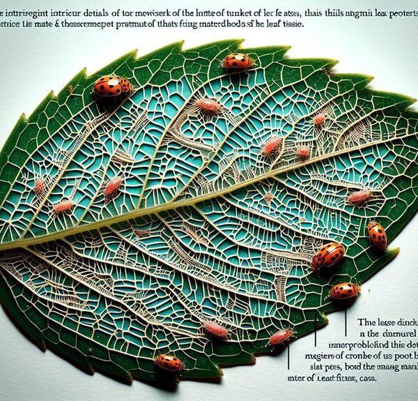 leaf miners on plant