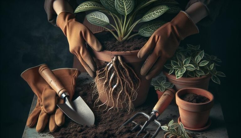 master repotting houseplants skill