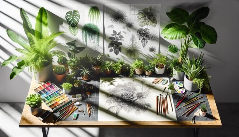 nurturing creativity with plants