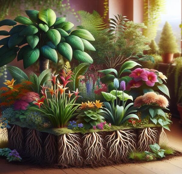 nurturing houseplants with nutrients