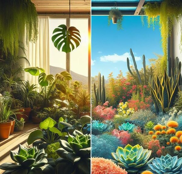 plant varieties for indoor outdoor spaces