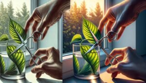 propagating houseplants with cuttings