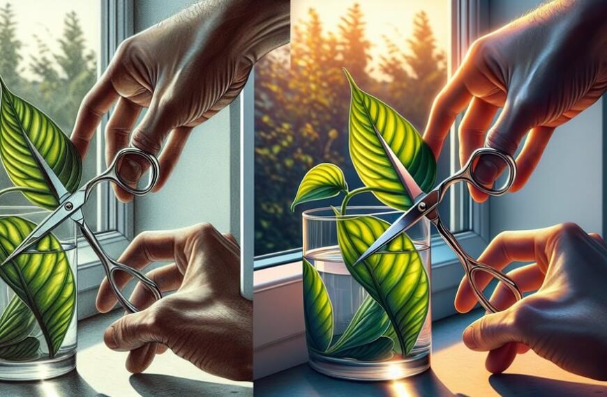 propagating houseplants with cuttings