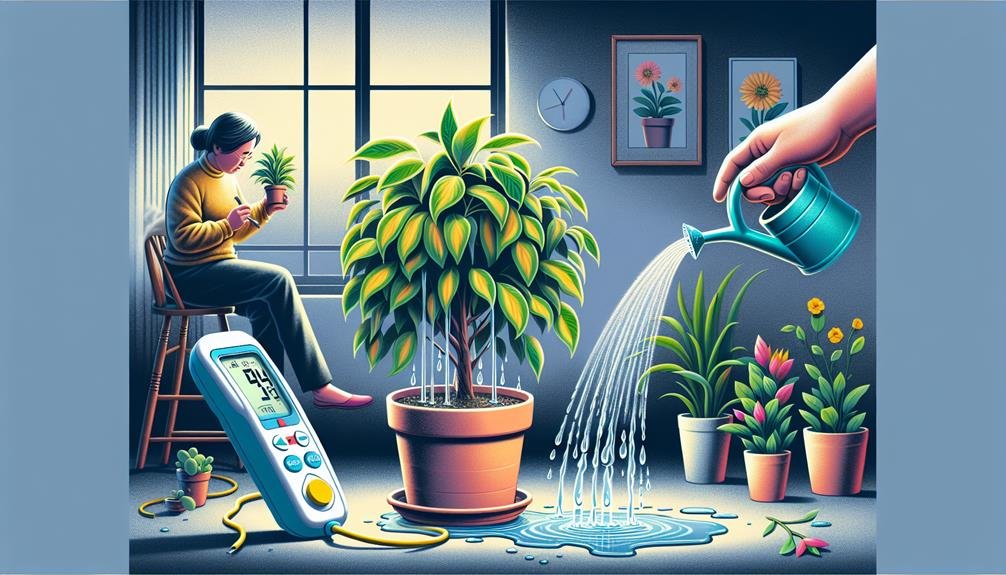 proper watering for indoor plants