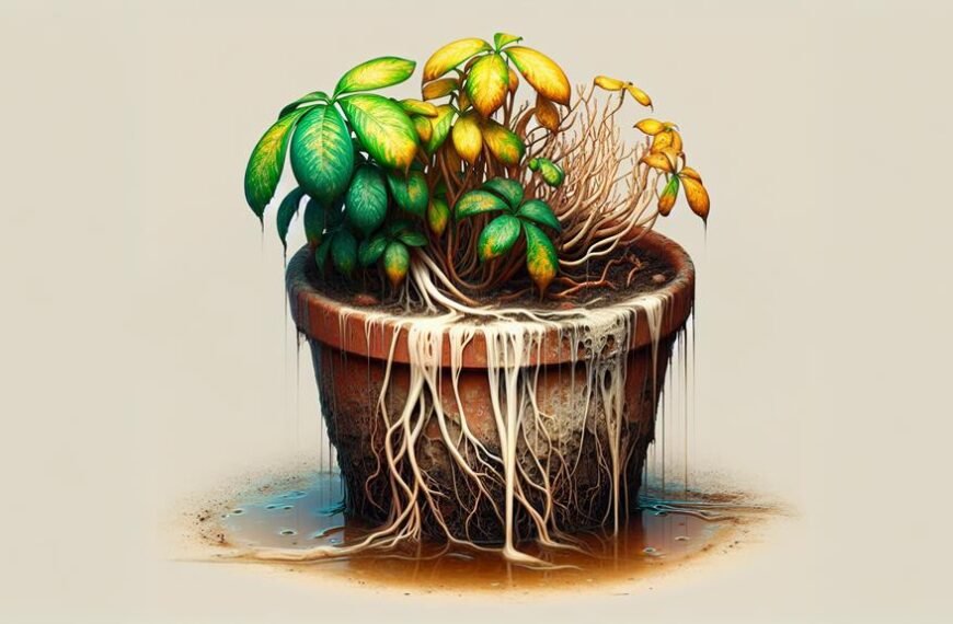 signs of overwatered plants